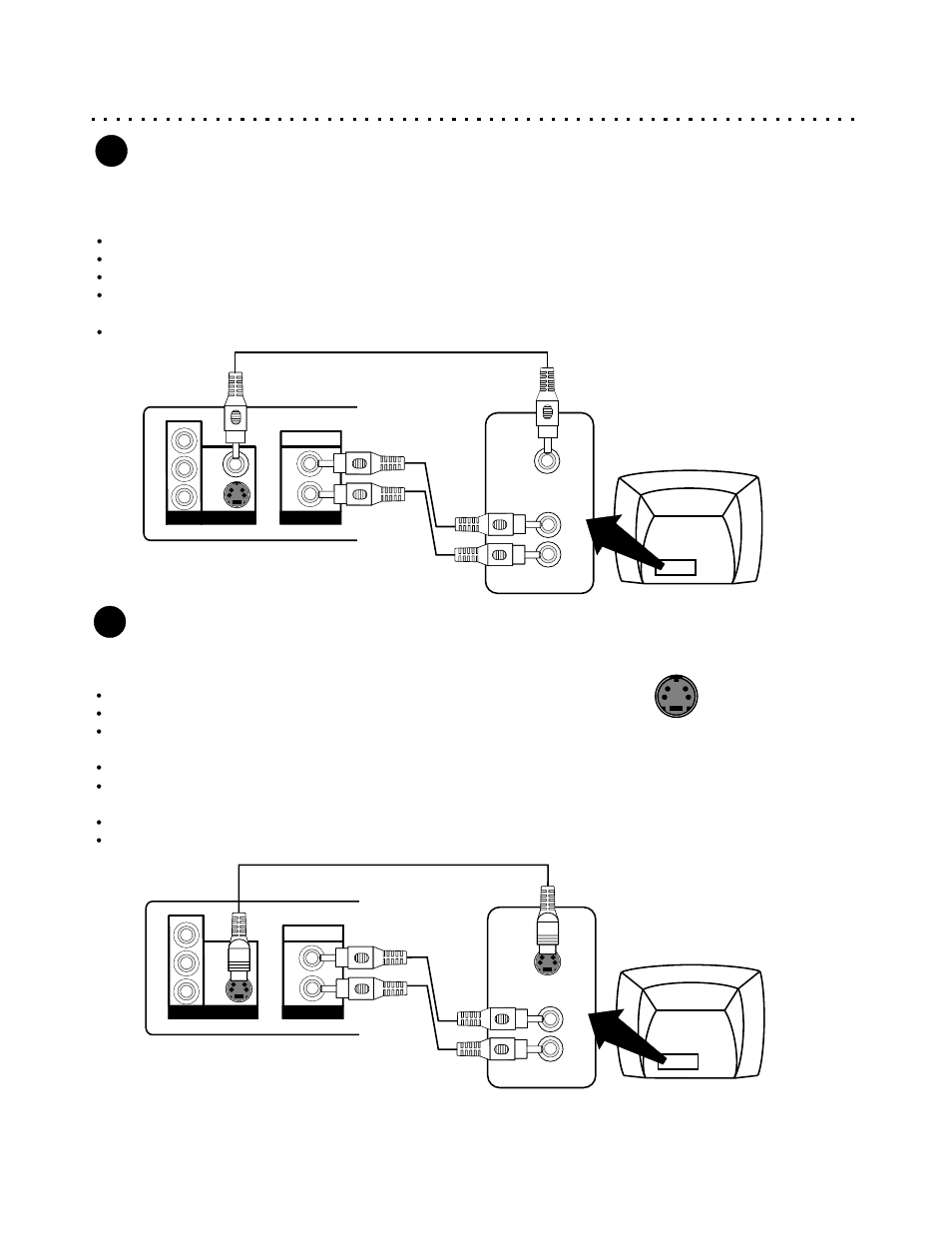Composite / s-video & stereo audio connections, S-video connector | CyberHome Entertainment Cyber Home CH-DVD500 User Manual | Page 13 / 38