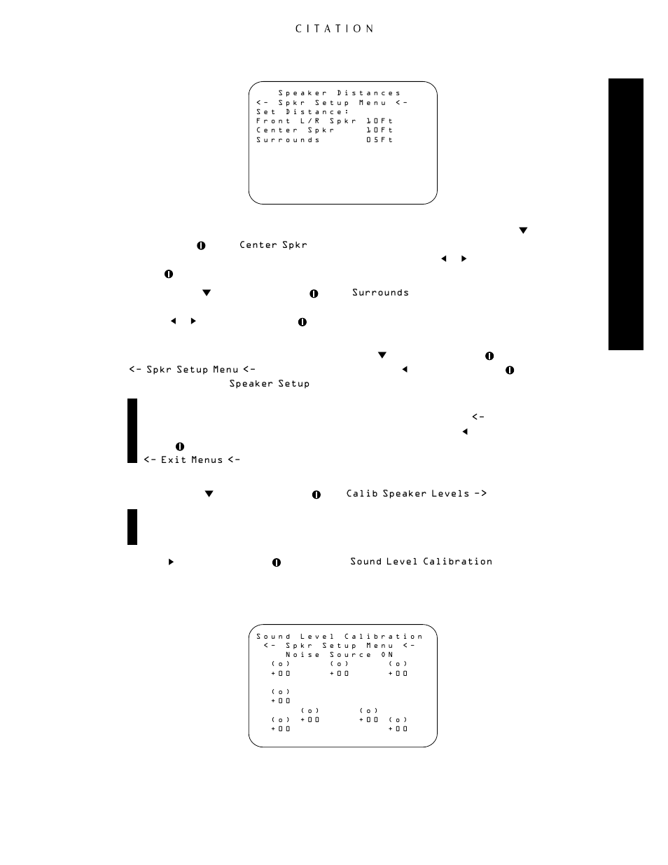 System confi guration | Citation Stereo Receiver User Manual | Page 35 / 72