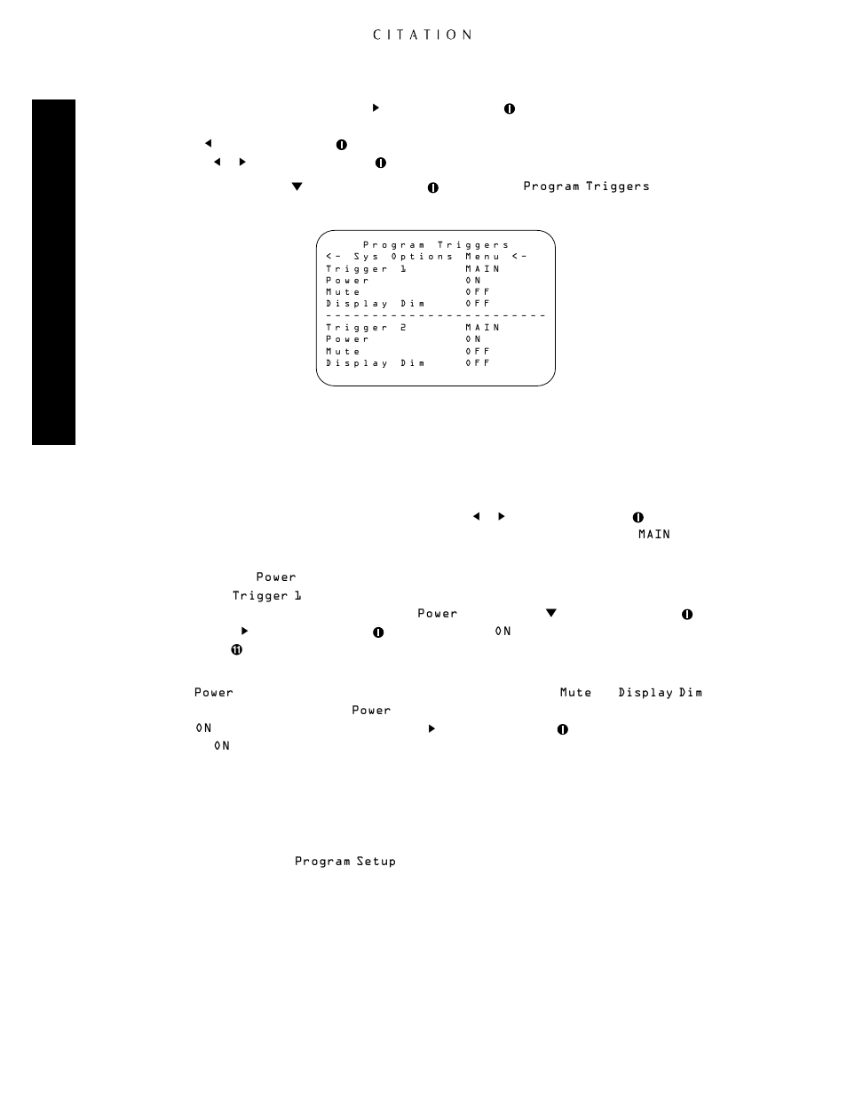 System confi guration | Citation Stereo Receiver User Manual | Page 42 / 72