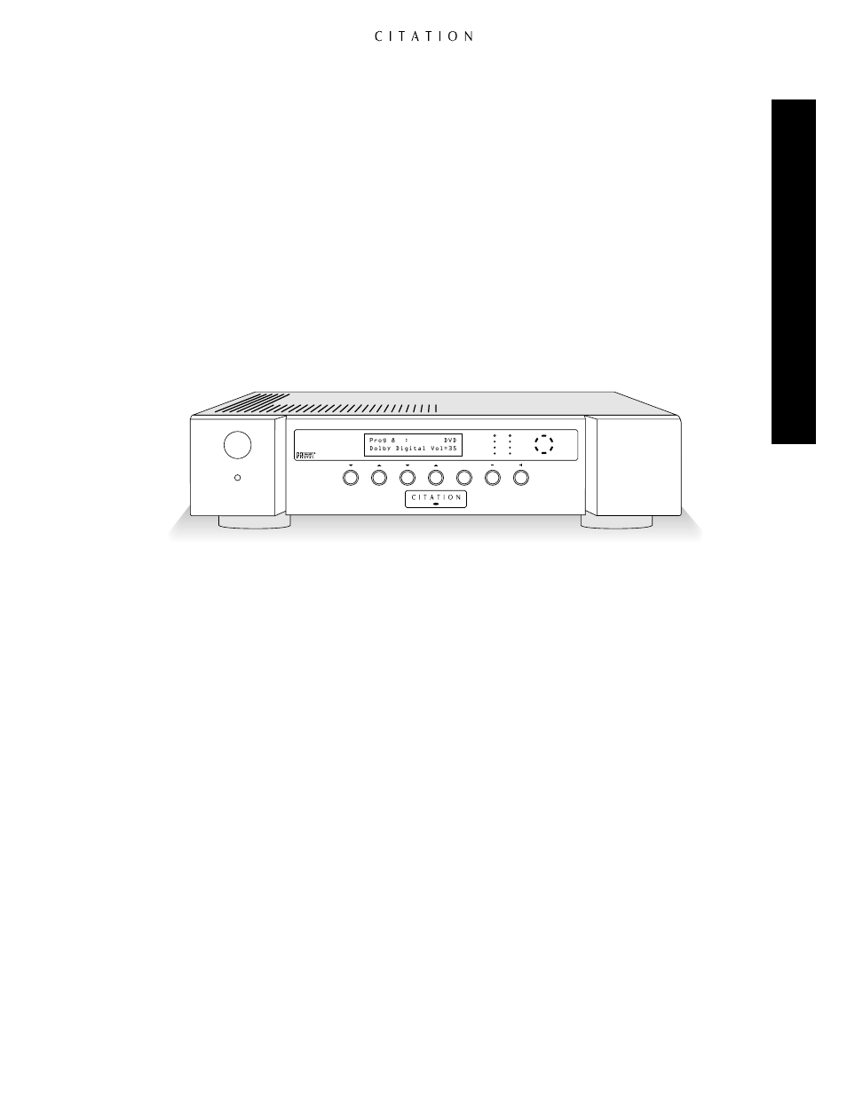 Introduction, Intr oduction | Citation Stereo Receiver User Manual | Page 5 / 72