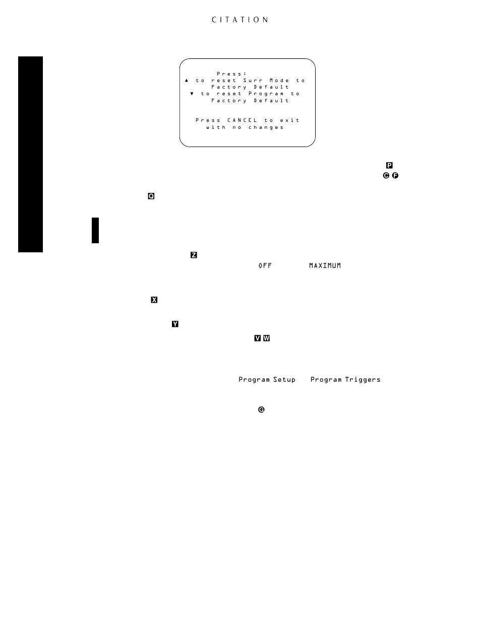 Surround modes, Operating the citation 5.0 | Citation Stereo Receiver User Manual | Page 50 / 72