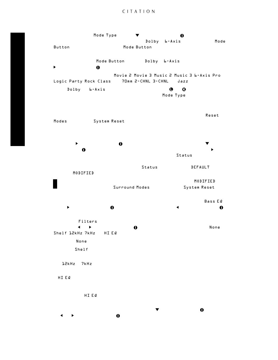 Advanced featur es | Citation Stereo Receiver User Manual | Page 56 / 72