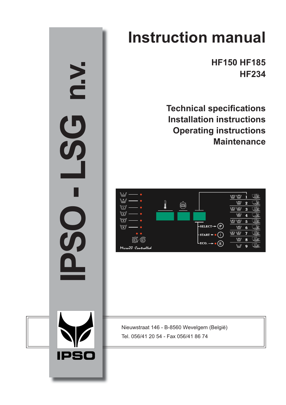 Cissell HF234 User Manual | 32 pages