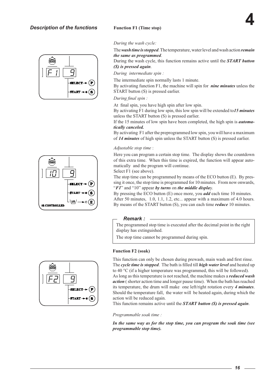 Cissell HF234 User Manual | Page 16 / 32