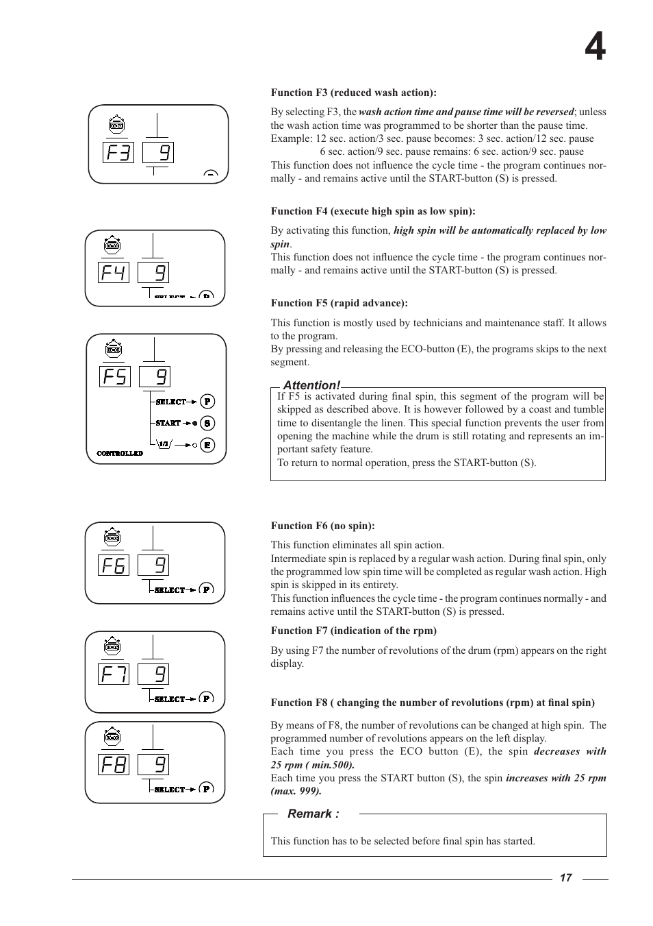 Cissell HF234 User Manual | Page 17 / 32