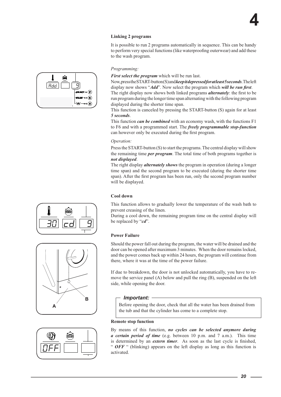 Cissell HF234 User Manual | Page 20 / 32