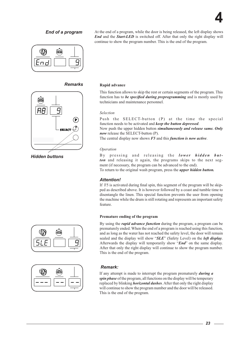 Cissell HF234 User Manual | Page 23 / 32