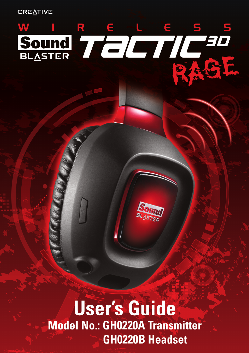 Creative Labs Tactic 3D Rage GH0220A User Manual | 32 pages