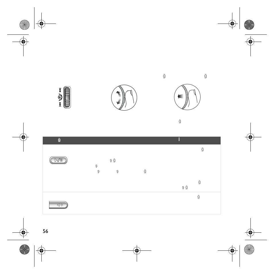 Kaydırıcıyı kullanma, Kaydırarak seçme | Creative Labs MuVo V200 User Manual | Page 58 / 71