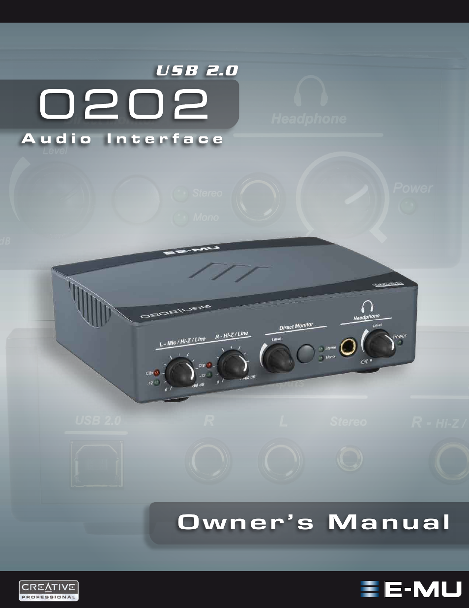Creative Labs Creative E-MU 202 User Manual | 25 pages
