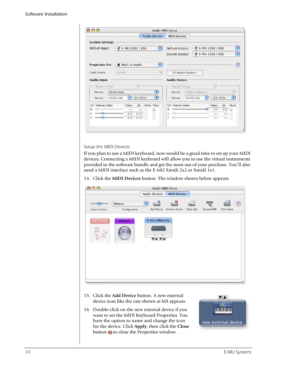 Creative Labs Creative E-MU 202 User Manual | Page 10 / 25