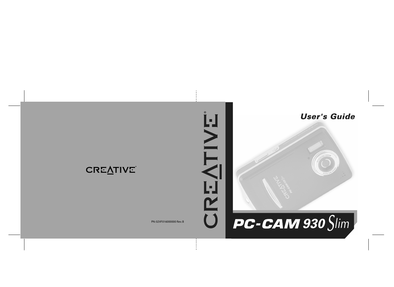 Creative Labs Creative PC-CAM 930 Slim 02VF016000000 User Manual | 47 pages