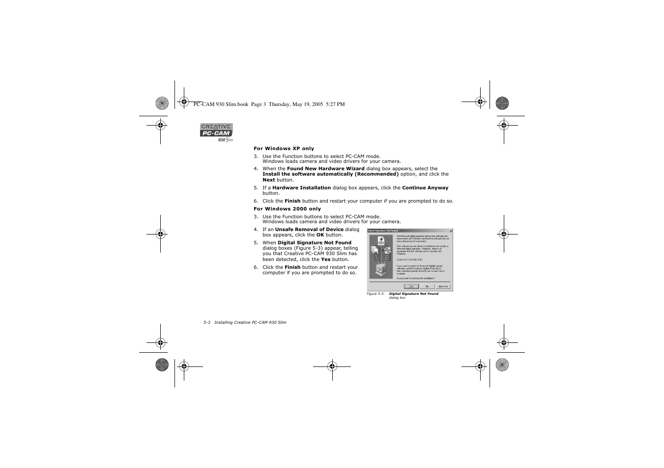 Creative Labs Creative PC-CAM 930 Slim 02VF016000000 User Manual | Page 37 / 47