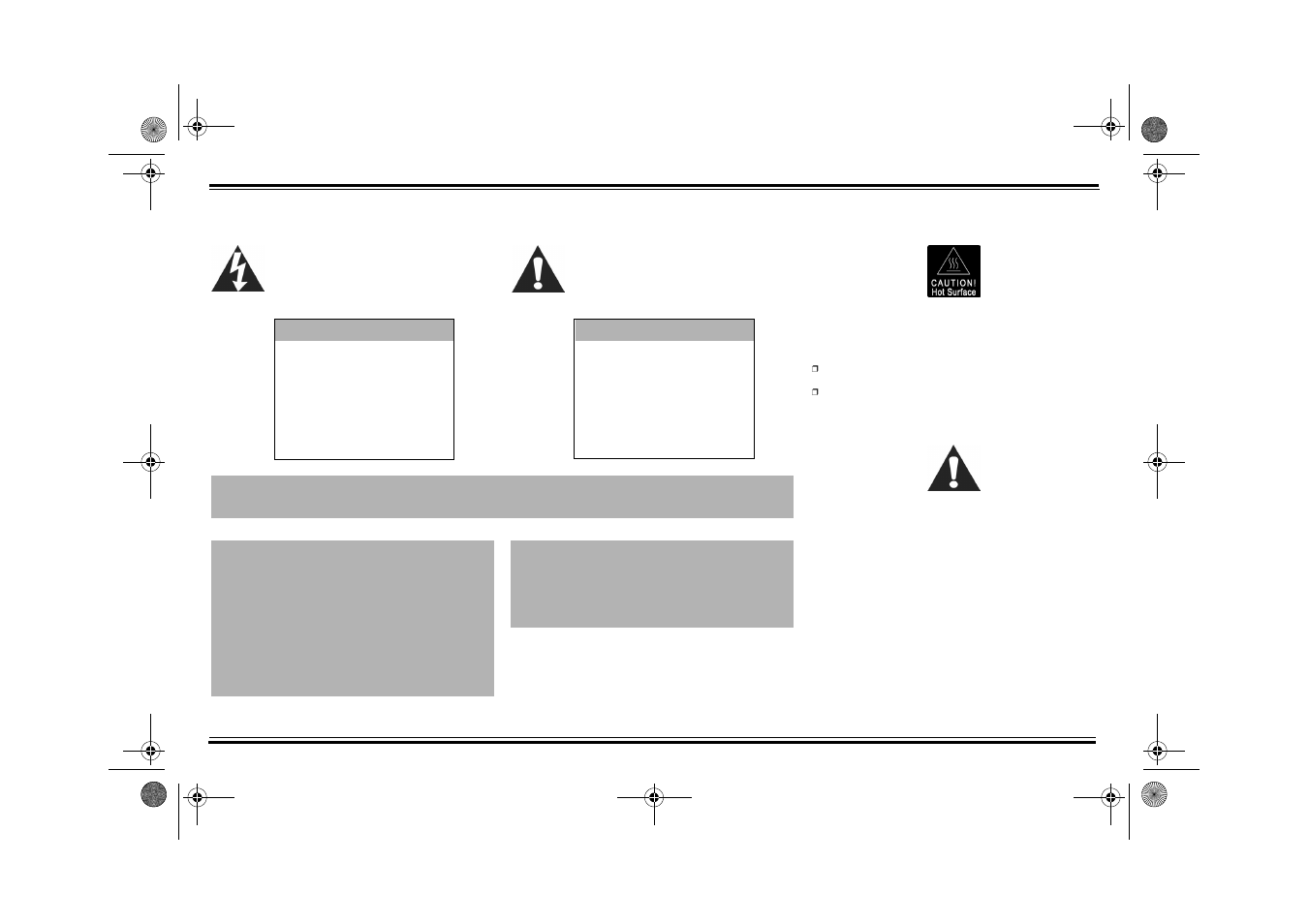 Safety warnings, Warning, Avisque | Creative Labs Creative MegaWorks THX 5.1 550 User Manual | Page 2 / 9