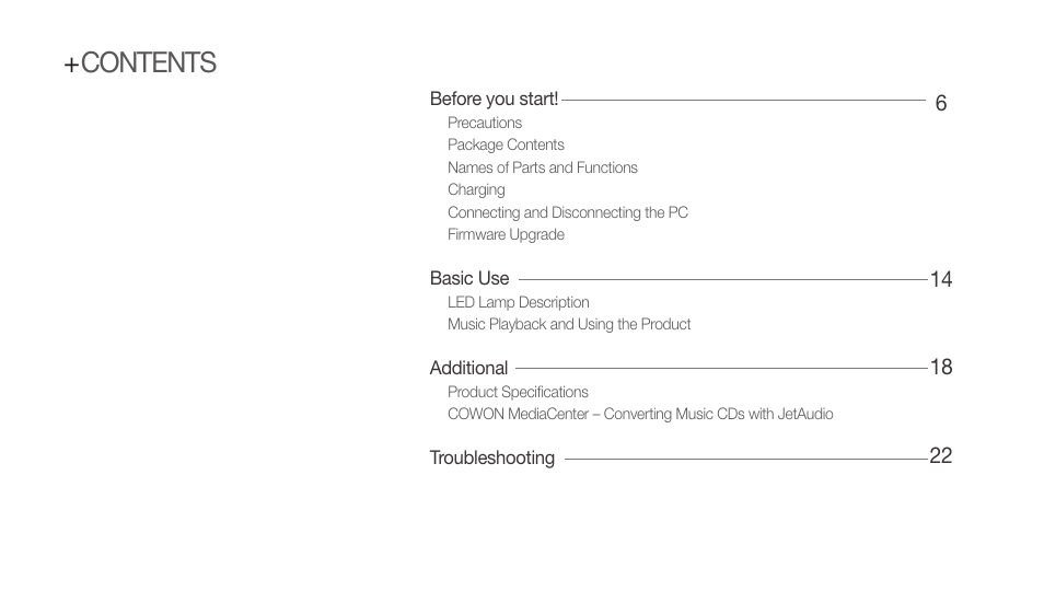 Cowon Systems IAUDIO E2 User Manual | Page 4 / 25