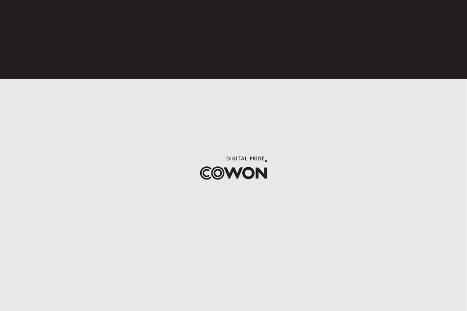 Cowon Systems U5 User Manual | Page 21 / 21