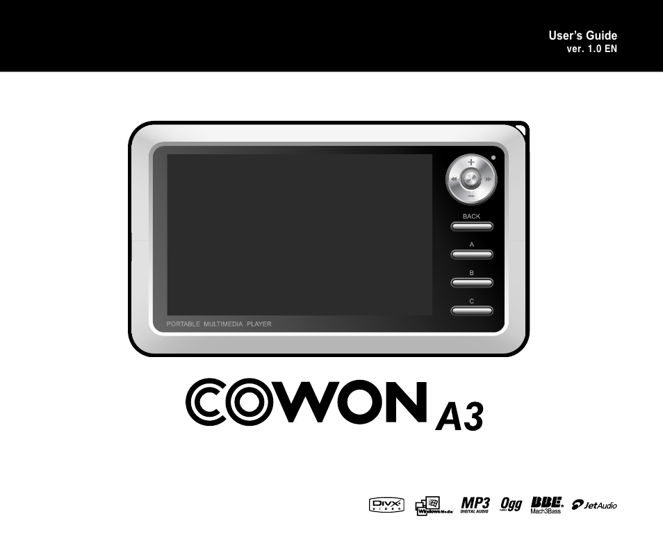 Cowon Systems A3 User Manual | 40 pages