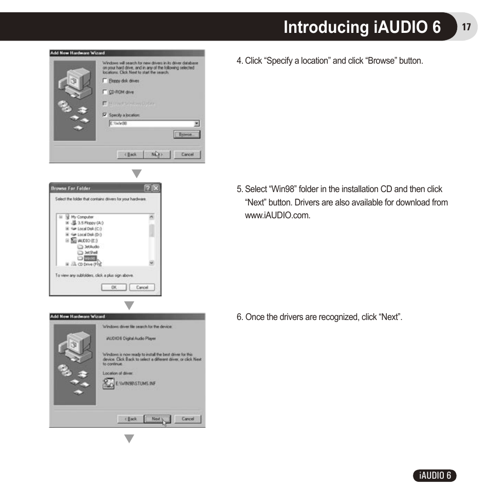 Introducing iaudio 6 | Cowon Systems 6 User Manual | Page 17 / 62