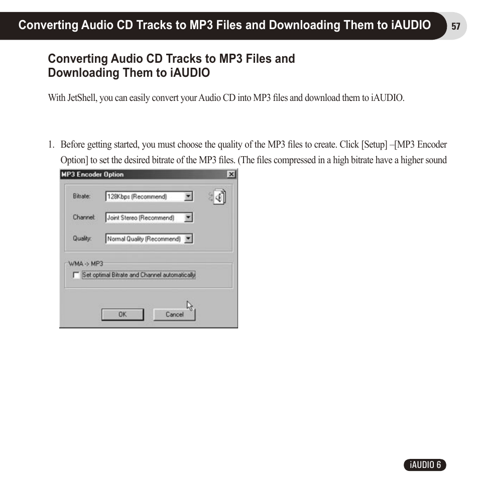 Cowon Systems 6 User Manual | Page 57 / 62