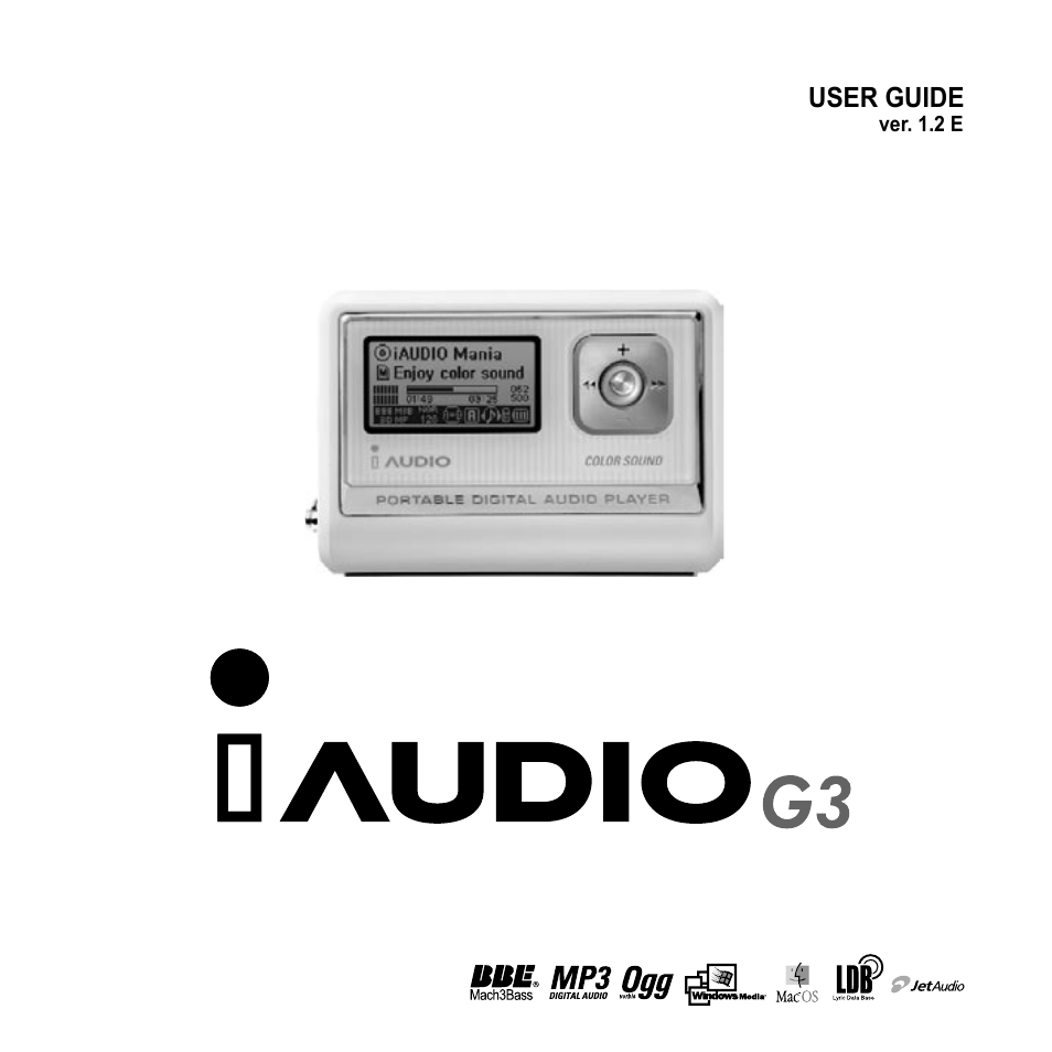 Cowon Systems iAUDIO G3 User Manual | 38 pages