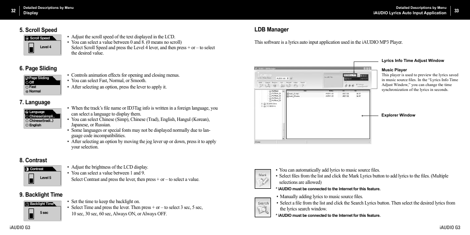 Cowon Systems iAUDIO G3 User Manual | Page 17 / 38