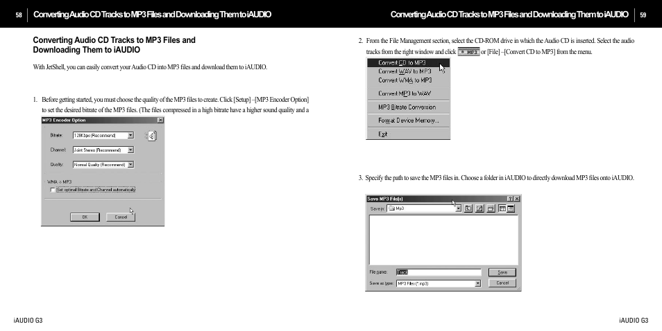 Cowon Systems iAUDIO G3 User Manual | Page 30 / 38