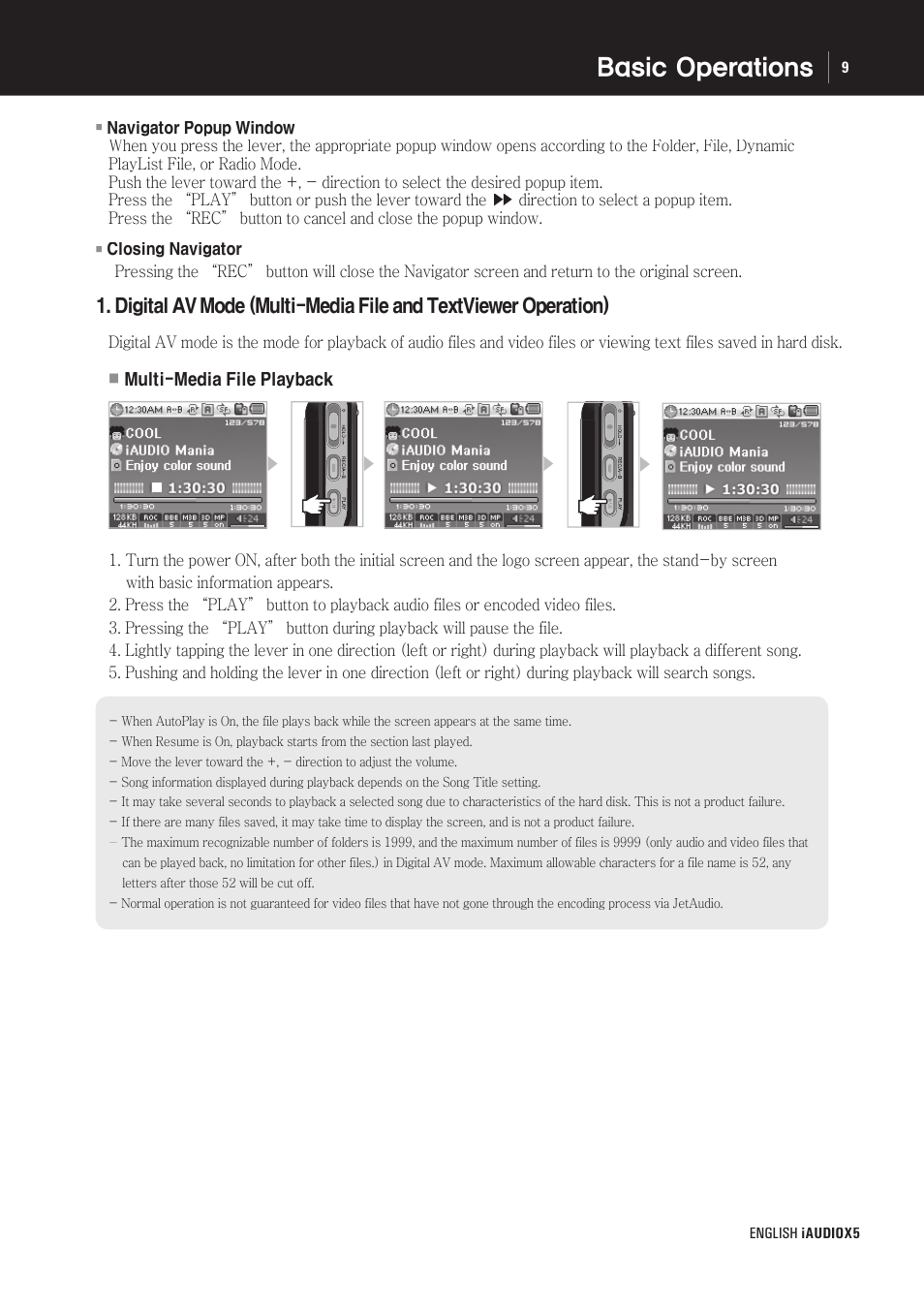 Cowon Systems cell phone User Manual | Page 9 / 20
