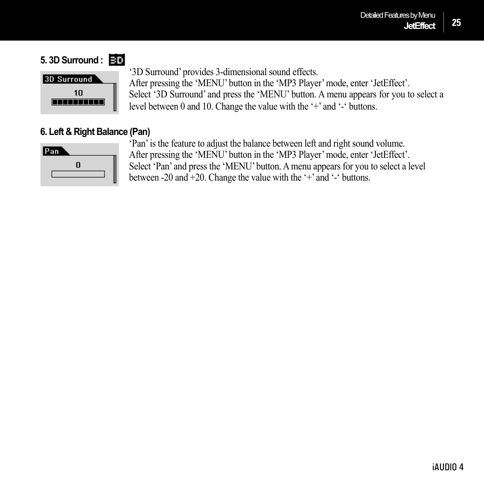 Cowon Systems IAUDIO 4 User Manual | Page 25 / 73