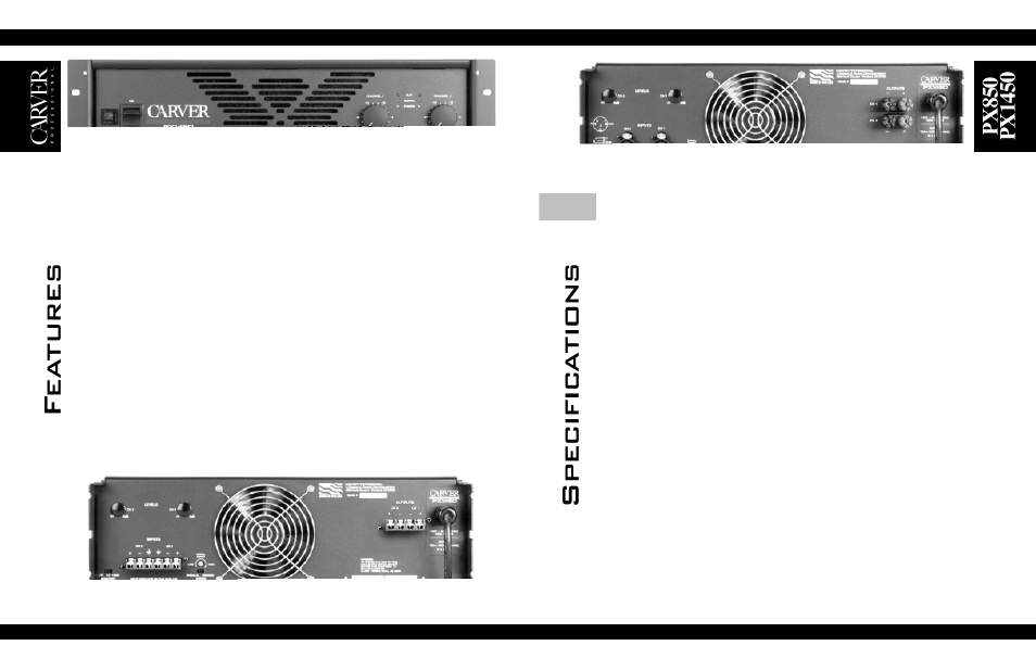 Px1450 | Carver px1450 User Manual | Page 7 / 19