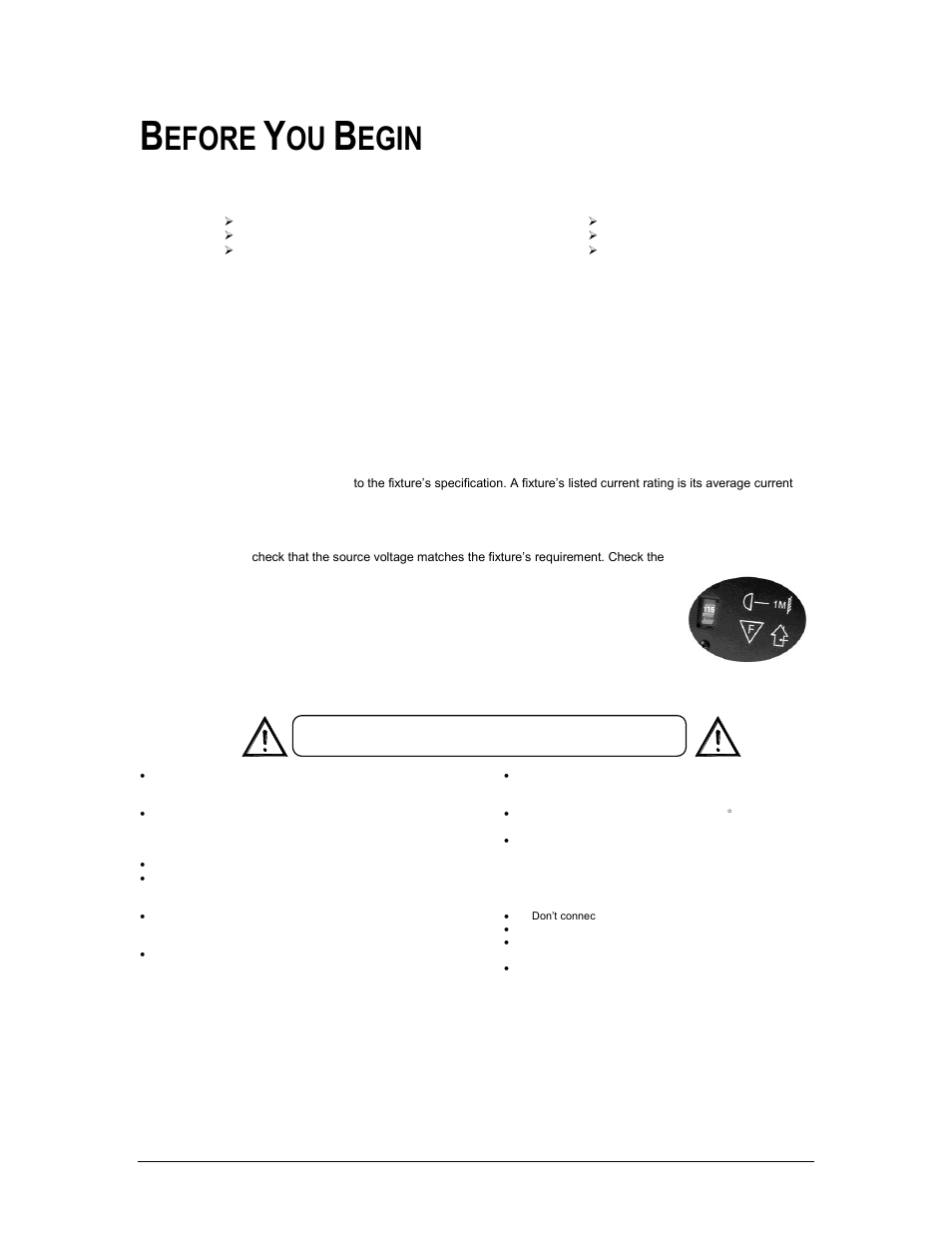 Before you begin, Hat is included, Npacking | Nstructions, Ower, Afety, Efore, Egin, What is included, Unpacking instructions | Chauvet TFX-FS360 User Manual | Page 3 / 12