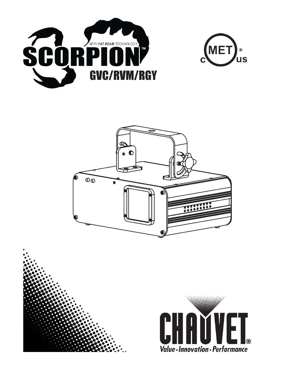 Chauvet SCORPION GVC User Manual | 26 pages
