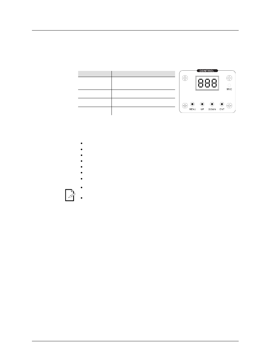 Operation, Control panel operation, Menu branches | Changing options on the current menu branch, Changing options on a different menu branch, Peration | Chauvet SCORPION GVC User Manual | Page 14 / 26
