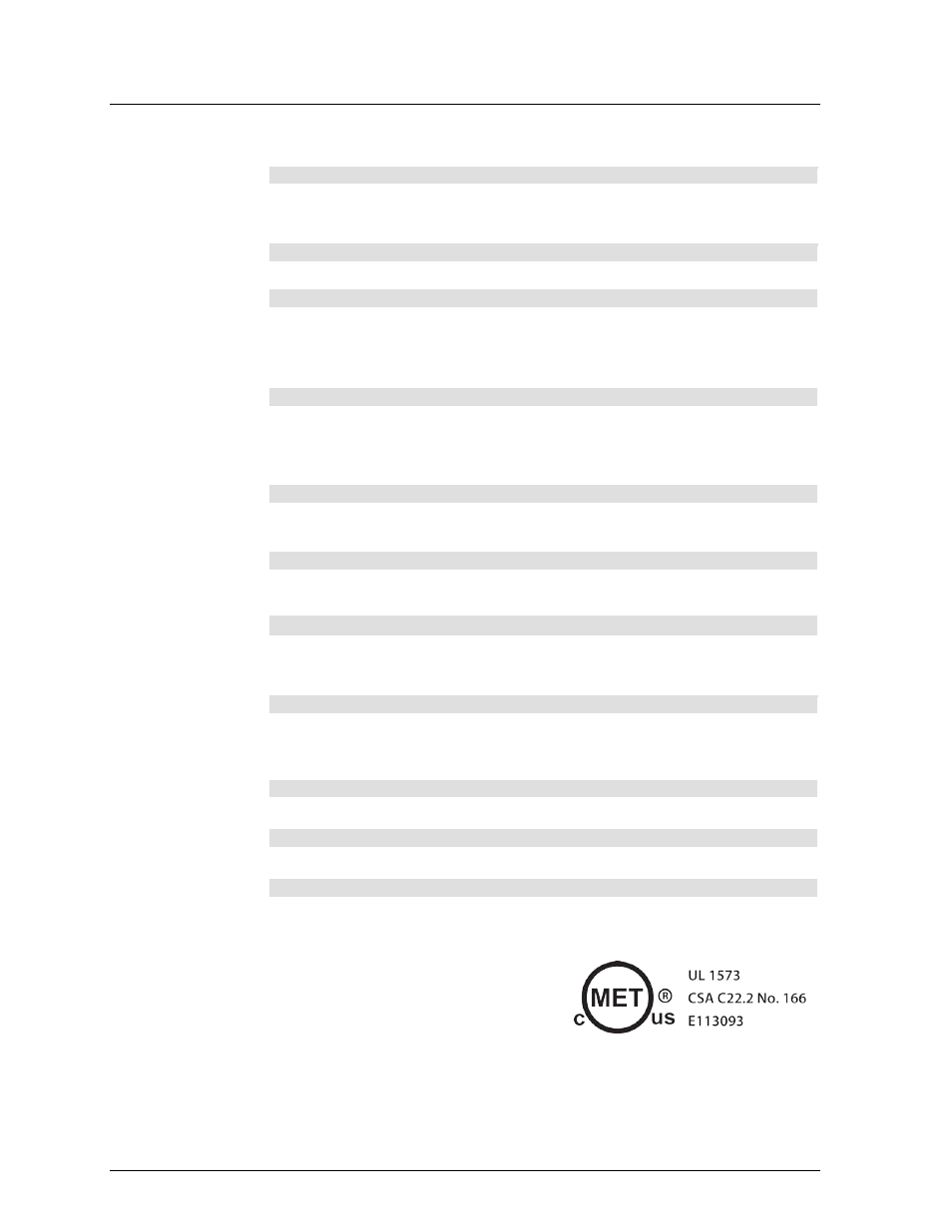 Technical specifications, Echnical, Pecifications | Chauvet SCORPION GVC User Manual | Page 26 / 26