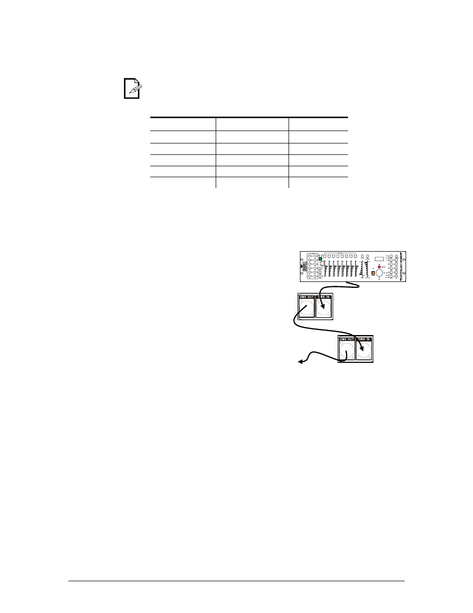 Pin to 5-pin conversion chart, Setting up a dmx daisy chain | Chauvet LED 360 User Manual | Page 16 / 18