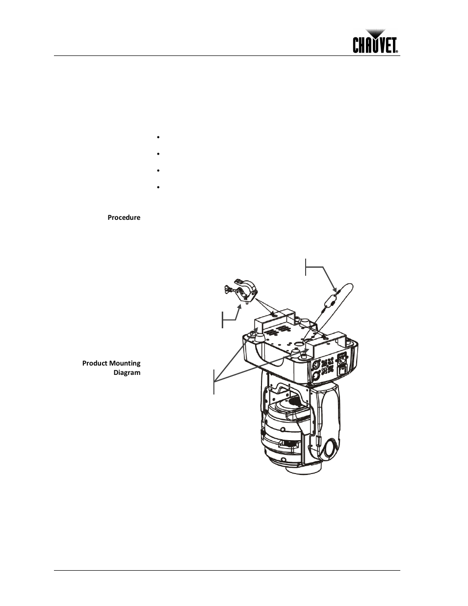 Mounting, Orientation, Rigging | Setup | Chauvet 160-LED User Manual | Page 12 / 24
