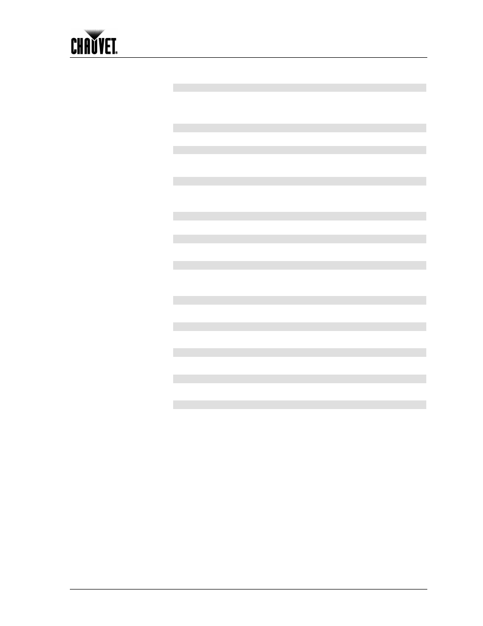 Technical specifications, Technical information | Chauvet 160-LED User Manual | Page 23 / 24