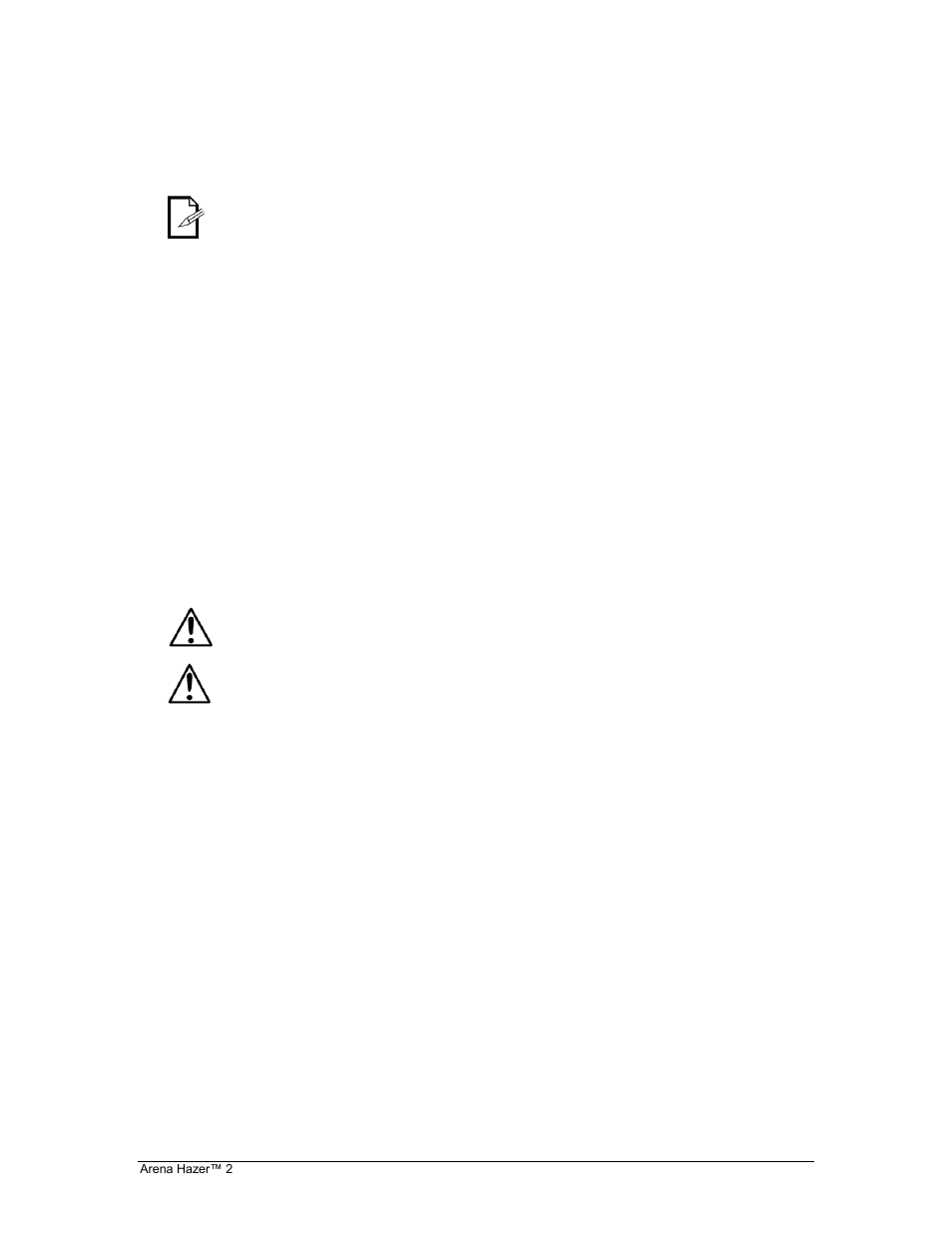 Arning, Maintenance, Storage | Warning | Chauvet HAZER 2 User Manual | Page 14 / 18