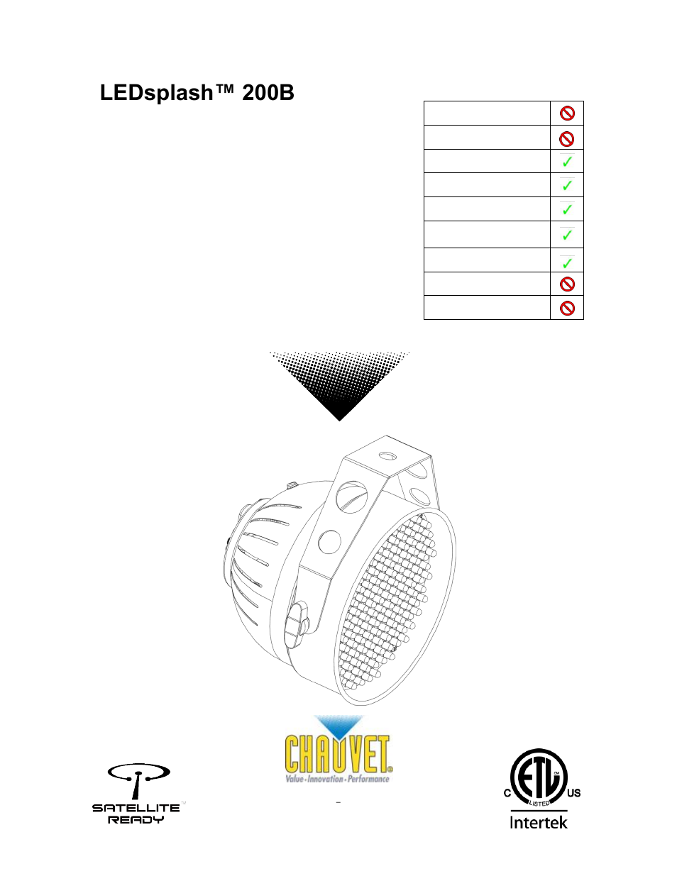 Chauvet 200B User Manual | 13 pages