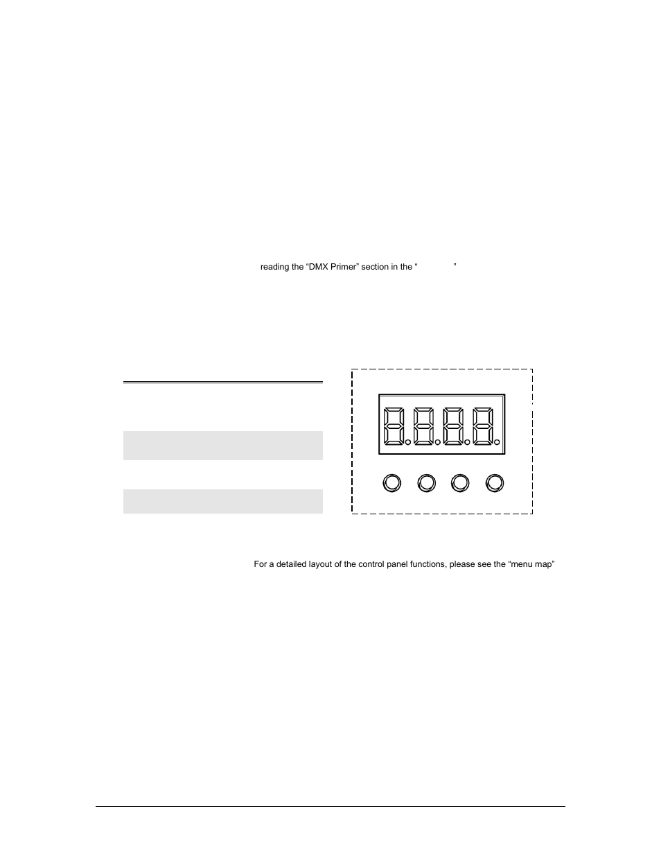 Operating instructions, Onfiguring the, Tarting | Ddress, Ontrol, Anel, Unctions, Perating, Nstructions, Configuring the starting address | Chauvet SNAPSHOT LED PAR 38 TRI-B User Manual | Page 12 / 20