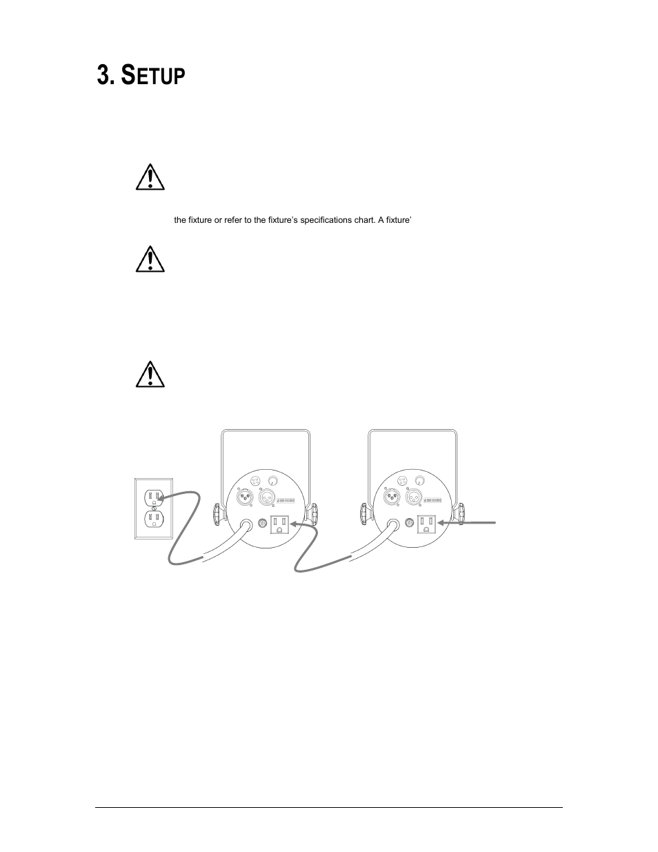 Setup, Ower, Power linking | Etup | Chauvet 86 User Manual | Page 6 / 15
