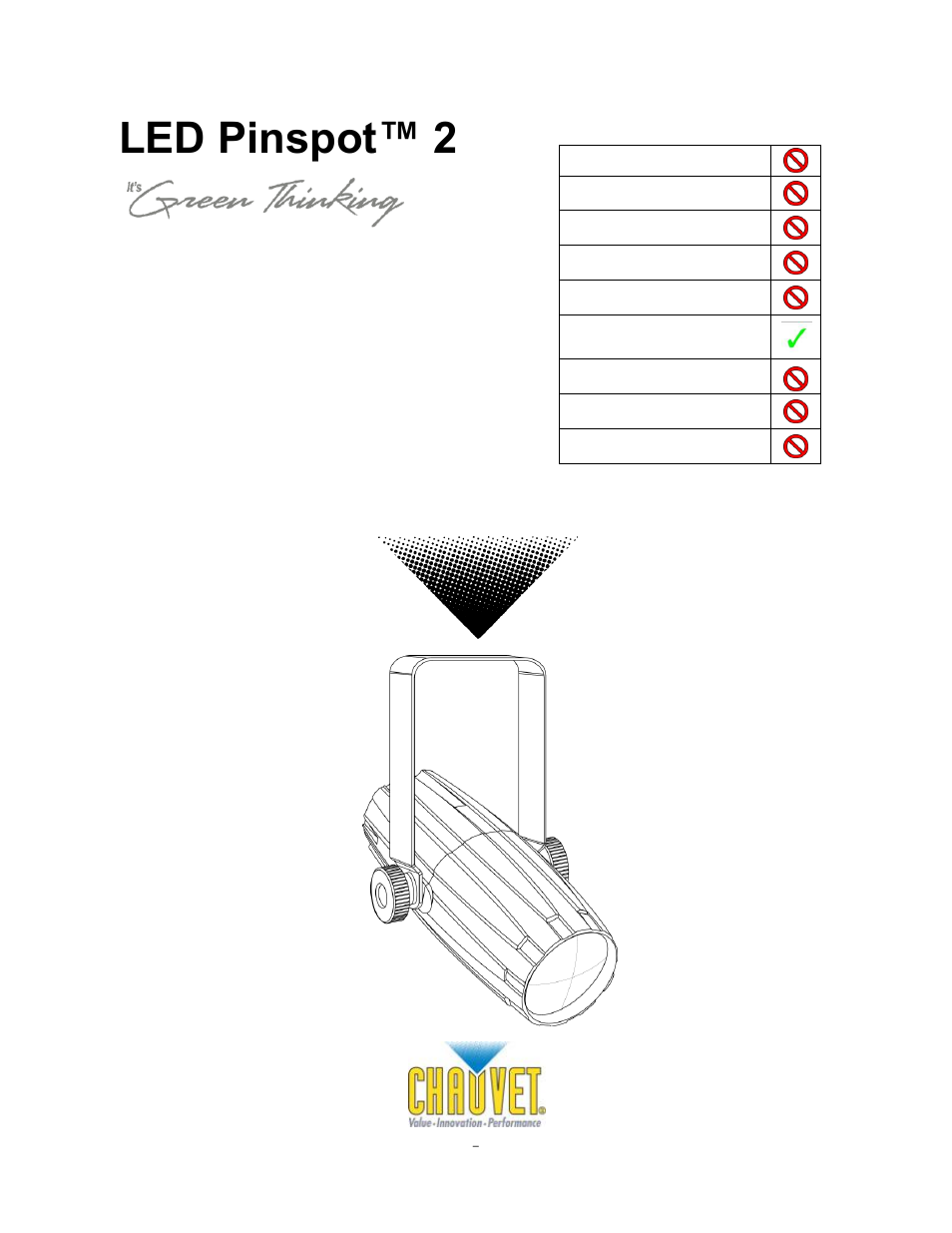 Chauvet Landscape Lighting User Manual | 7 pages