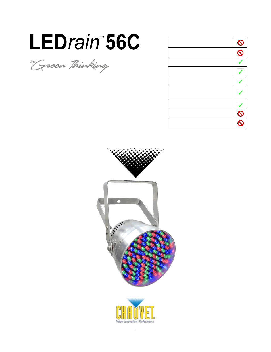 Chauvet 56C User Manual | 17 pages