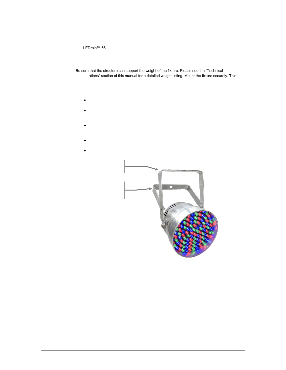 Ounting, Orientation, Rigging | Mounting | Chauvet 56C User Manual | Page 7 / 17