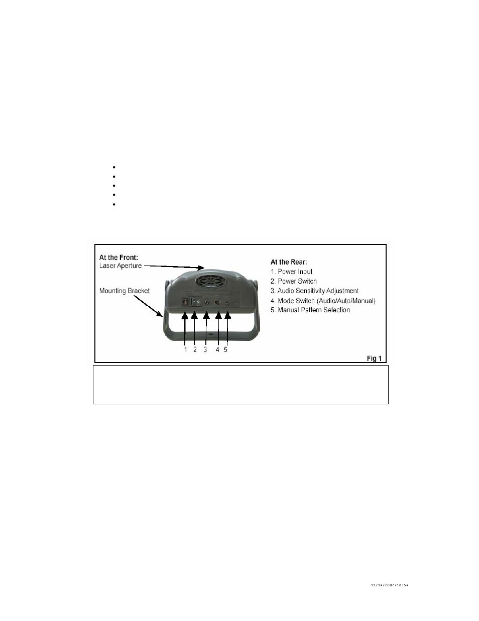 Introduction, Features, Product overview | General instructions, Eatures, Roduct, Verview, Eneral, Nstructions, Ntroduction | Chauvet SCORPION LR-1510 User Manual | Page 5 / 8