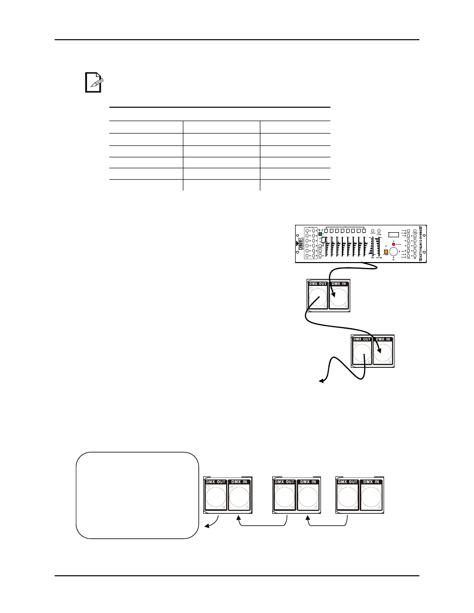Master/slave fixture linking, Pin to 5-pin conversion chart, Setting up a dmx serial data link | Chauvet Laser Pointer User Manual | Page 13 / 20