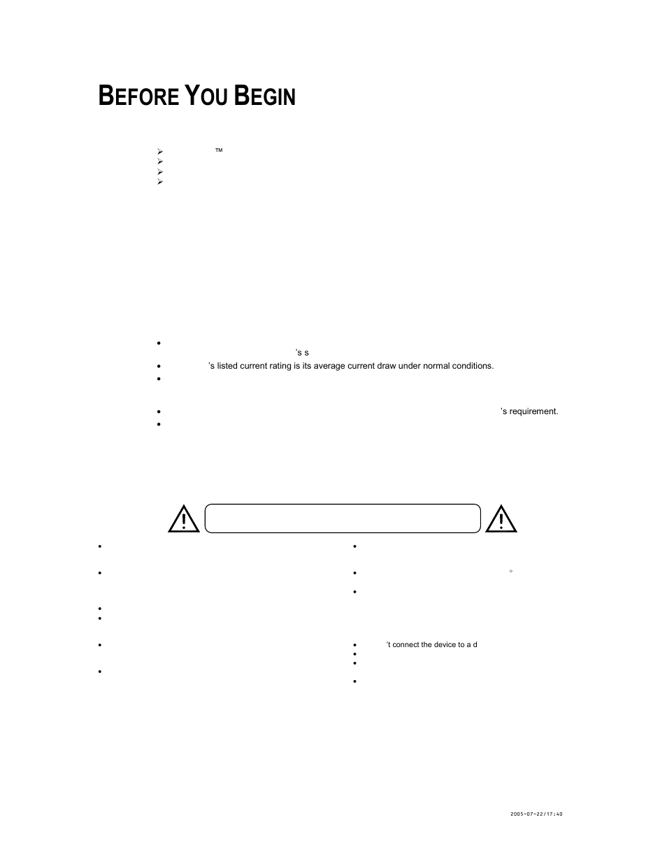 Before you begin, What is included, Unpacking instructions | Power, Safety instructions, Hat is included, Npacking, Nstructions, Ower, Afety | Chauvet ABYSS JR. CH-222 User Manual | Page 3 / 9