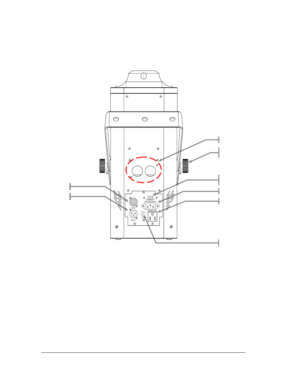 Product overview | Chauvet INTIMIDATOR SCAN LED 300 User Manual | Page 6 / 20