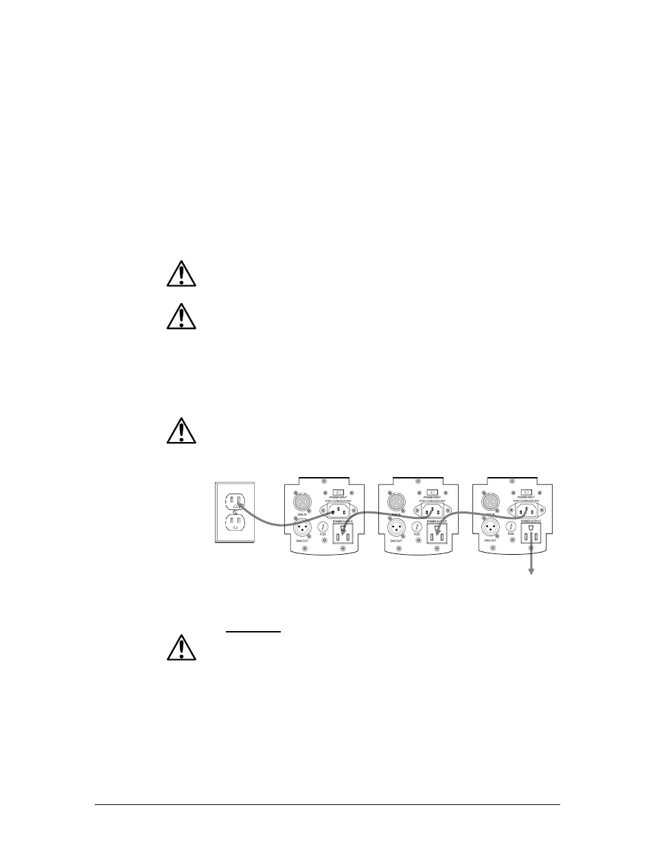 Setup, Ac power, Power linking | Etup | Chauvet INTIMIDATOR SCAN LED 300 User Manual | Page 7 / 20