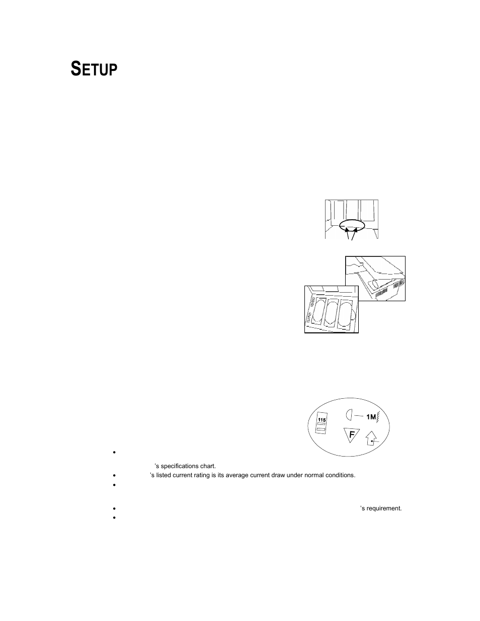 Setup, Lamp, Power | Ower, Etup | Chauvet TFX-950CM User Manual | Page 6 / 21