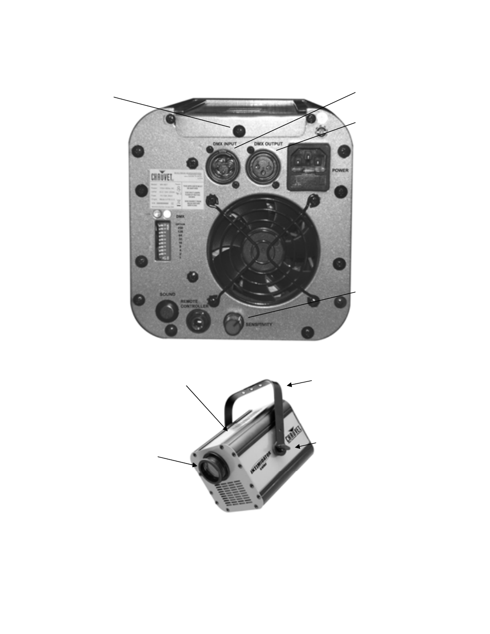 Product overview | Chauvet Intimidator Color DMX-500 User Manual | Page 5 / 15